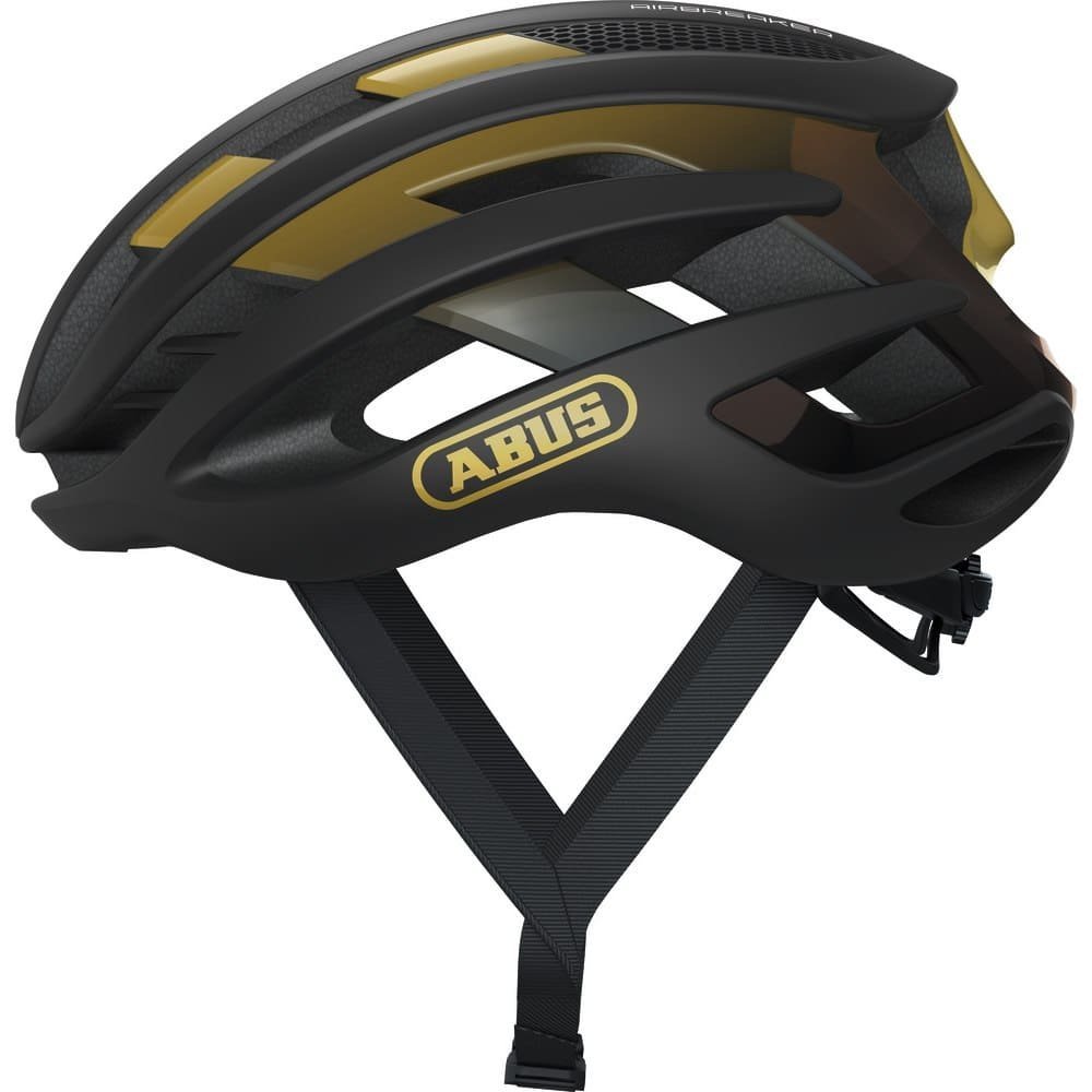 ABUS AirBreaker Helm – black gold
