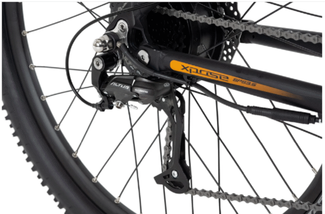 Alu MTB Pedelec 27,5'' Adore Xpose E-Bike Schwarz 250 Watt – Bild 4