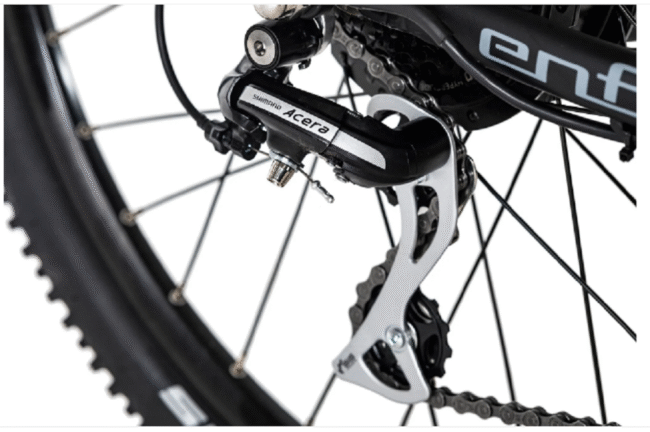Alu MTB Pedelec 29'' Adore Enforce E-Bike schwarz/blau 250 Watt – Bild 8