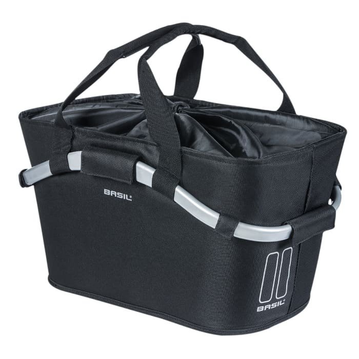 Basil Carry All Bag Fahrradkorb 22L – schwarz