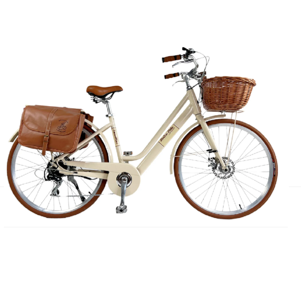 E-bike Dolce Vita CITYLIFE Aluminium Dame Beige – Einheitsgröße.