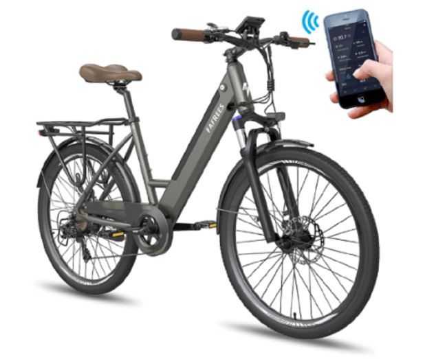 FAFREES F26 Pro 26'' Step-Through City E-Bike – Bild 5