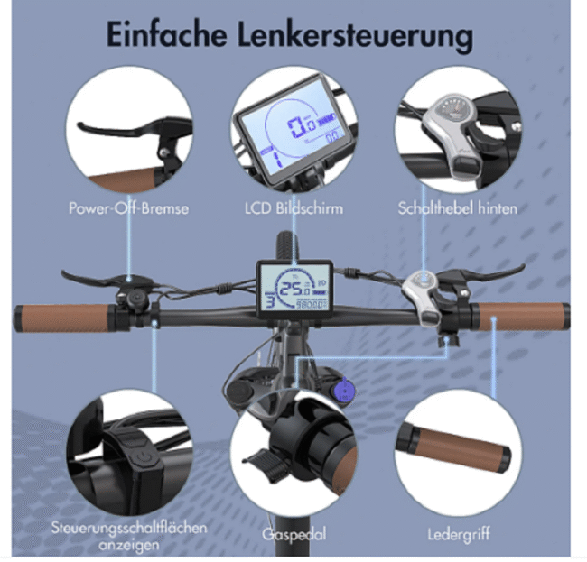 FAFREES F26 Pro 26'' Step-Through City E-Bike – Bild 13