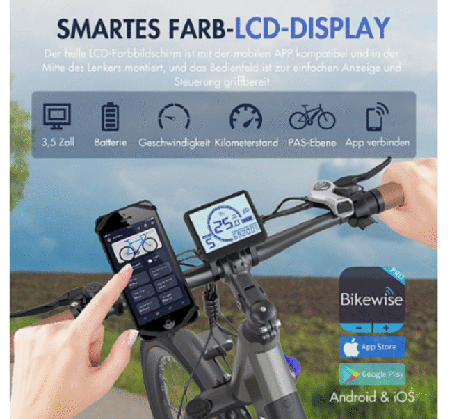FAFREES F26 Pro 26'' Step-Through City E-Bike – Bild 9