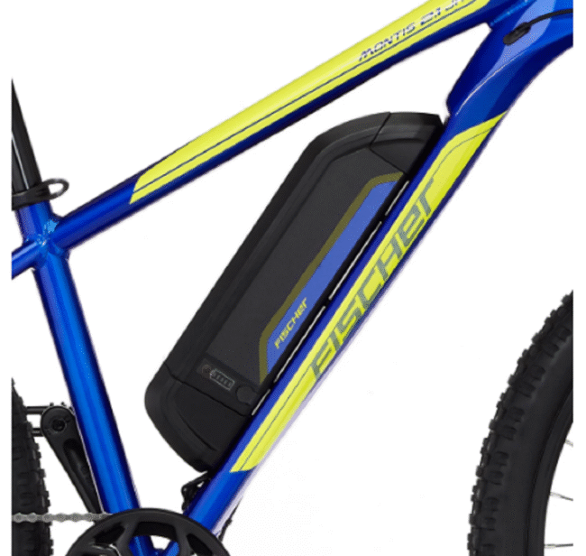 FISCHER E-Bike Pedelec Mountainbike MONTIS 2.1 Junior, Rahmenhöhe 38 cm, 27,5 Zoll, Akku 422 Wh, Hinterradmotor, Kettenschaltung, LED Display, blau – Bild 2