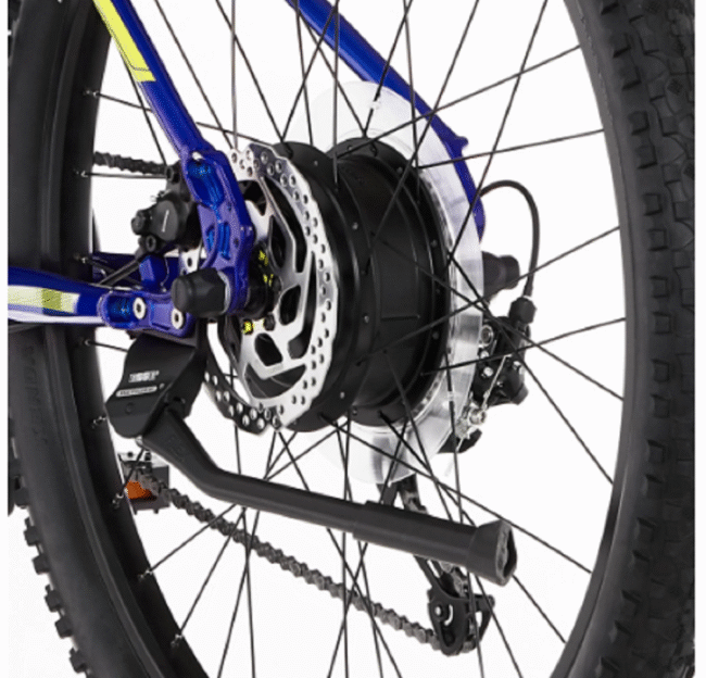 FISCHER E-Bike Pedelec Mountainbike MONTIS 2.1 Junior, Rahmenhöhe 38 cm, 27,5 Zoll, Akku 422 Wh, Hinterradmotor, Kettenschaltung, LED Display, blau – Bild 6
