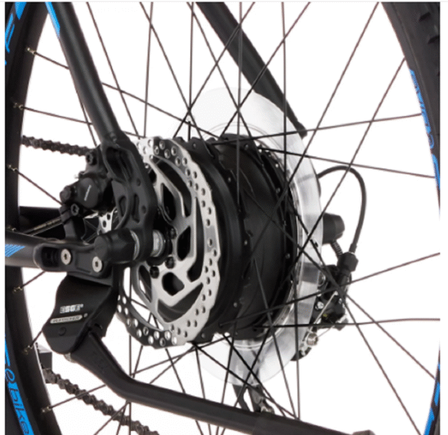 FISCHER E-Bike Pedelec Mountainbike MONTIS 2.1, Rahmenhöhe 48 cm, 27,5 Zoll, Akku 422 Wh, Hinterradmotor, Kettenschaltung, LED Display, schwarz. – Bild 5