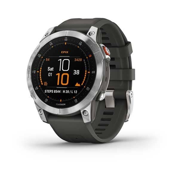 Garmin Epix (Gen 2) GPS Smartwatch – schiefergrau/silber