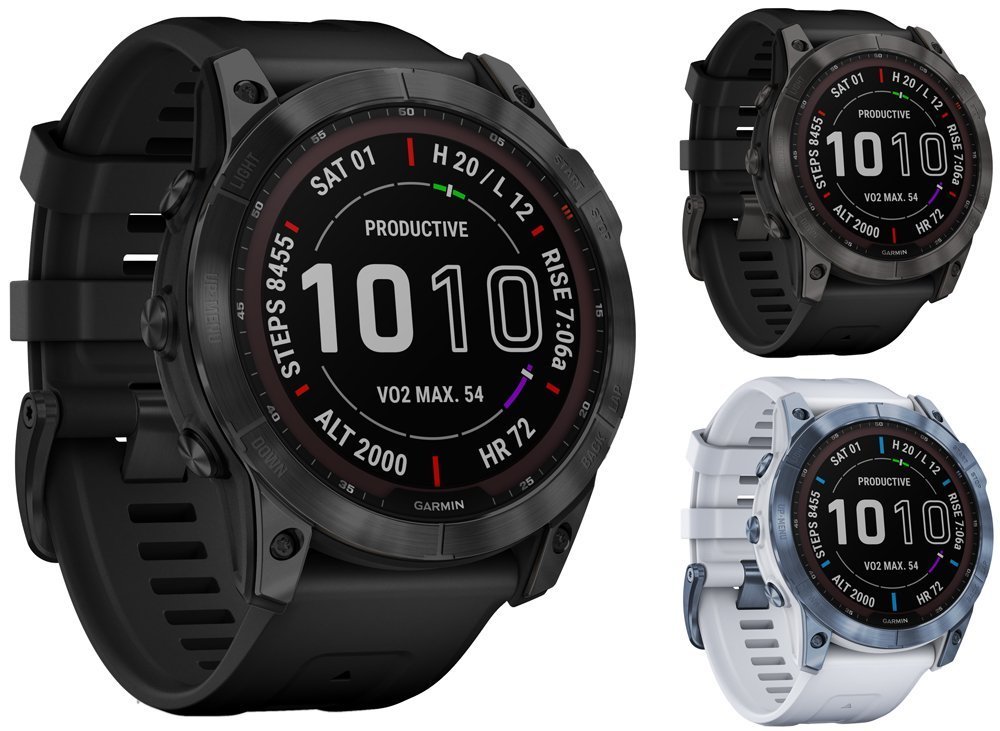 Garmin Fenix 7X SAPPHIRE SOLAR – GPS Multisport Smartwatch
