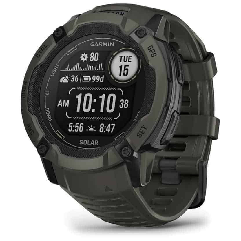 Garmin Instinct 2X Solar GPS Smartwatch Standard Edition – moosgrün