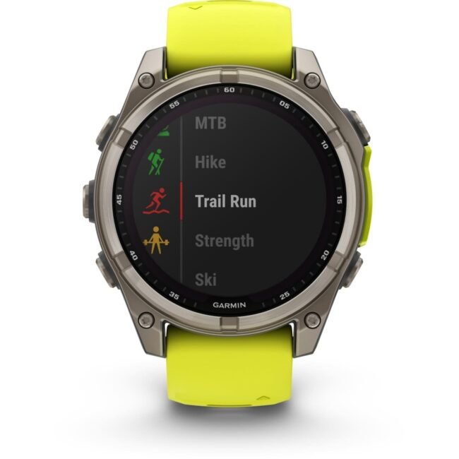 Garmin fenix 8 Sapphire Solar GPS Smartwatch - 47mm - Graphit/Titanium Titan – Bild 2