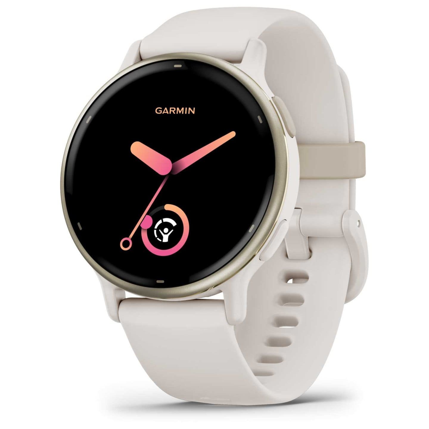 Garmin vivoactive 5 GPS Smartwatch – Elfenbein/Cremegold