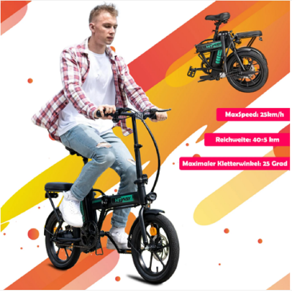 HITWAY Elektrofahrrad E Bike E Fahrrad Cityräder Faltbar