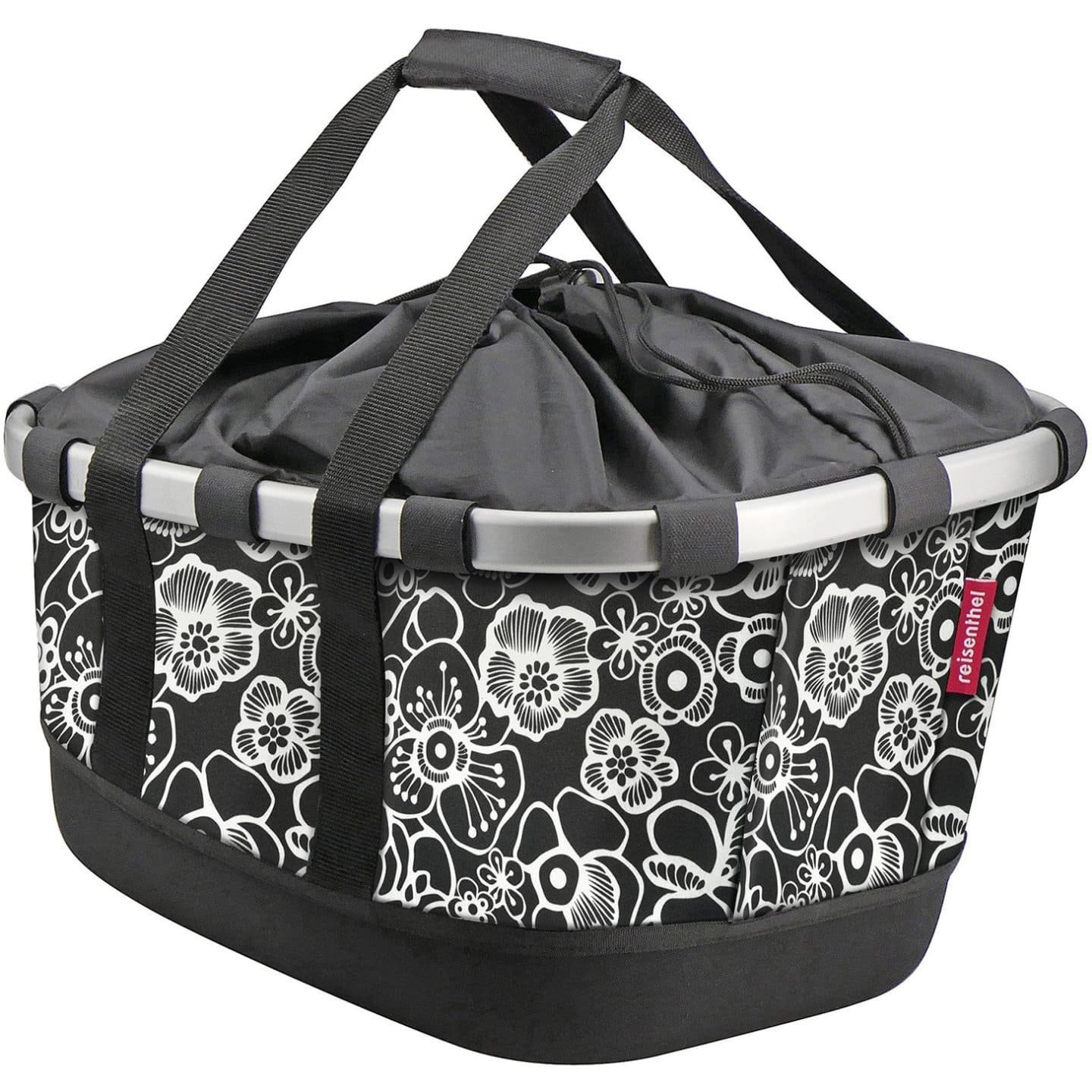 KLICKfix Bikebasket GT Uniklip 2 – Fahrradkorb – fleur black
