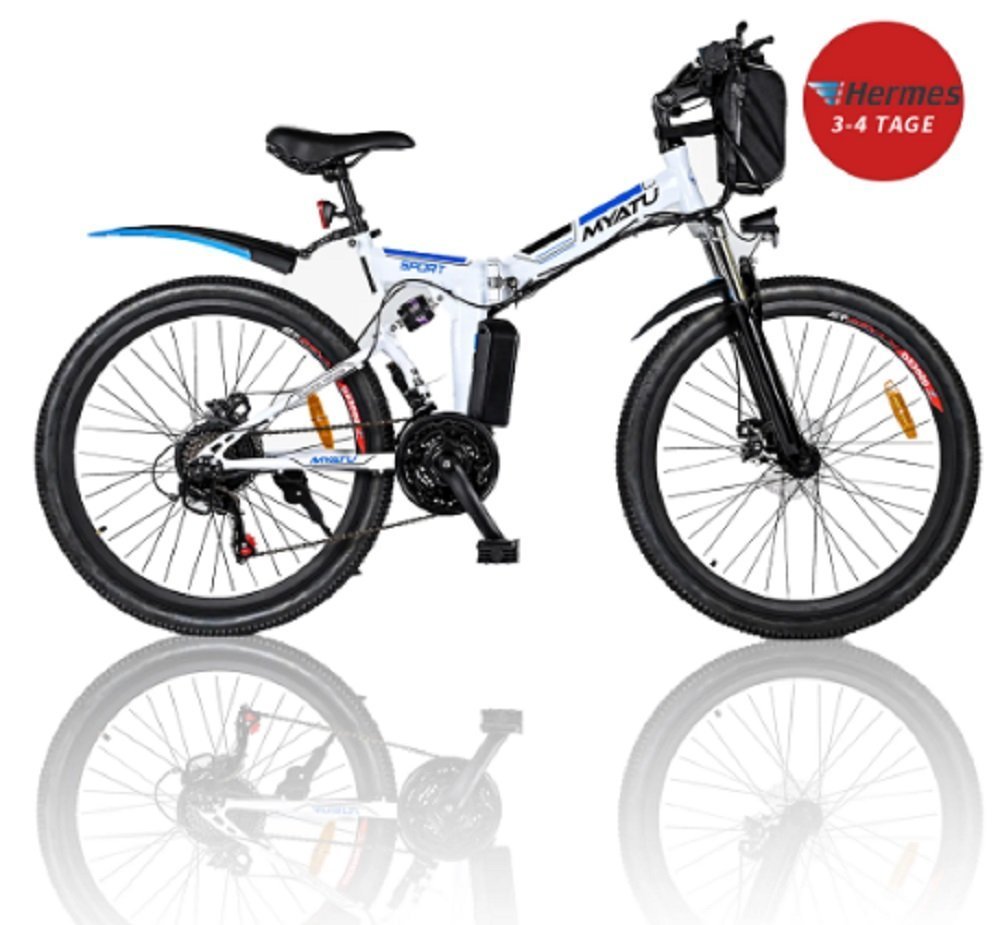 Myatu Elektrofahrrad 26 Zoll E-Bike für Damen Herren,