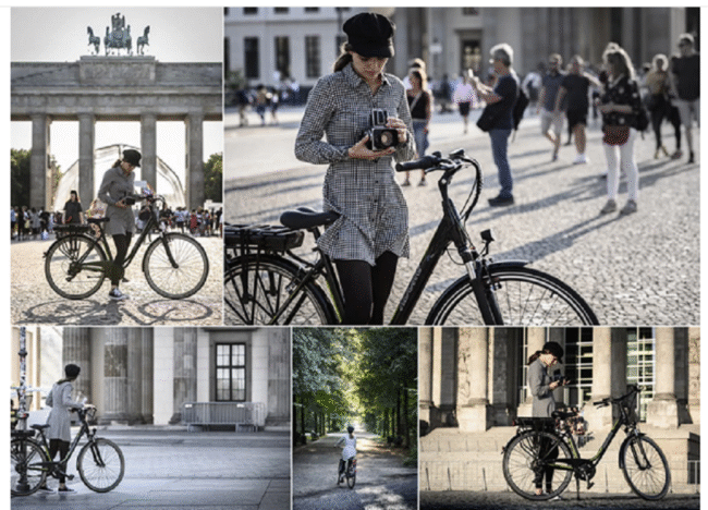 Pedelec E-Bike Cityfahrrad 28'' Adore Versailles schwarz-grün Adore 112E. – Bild 3