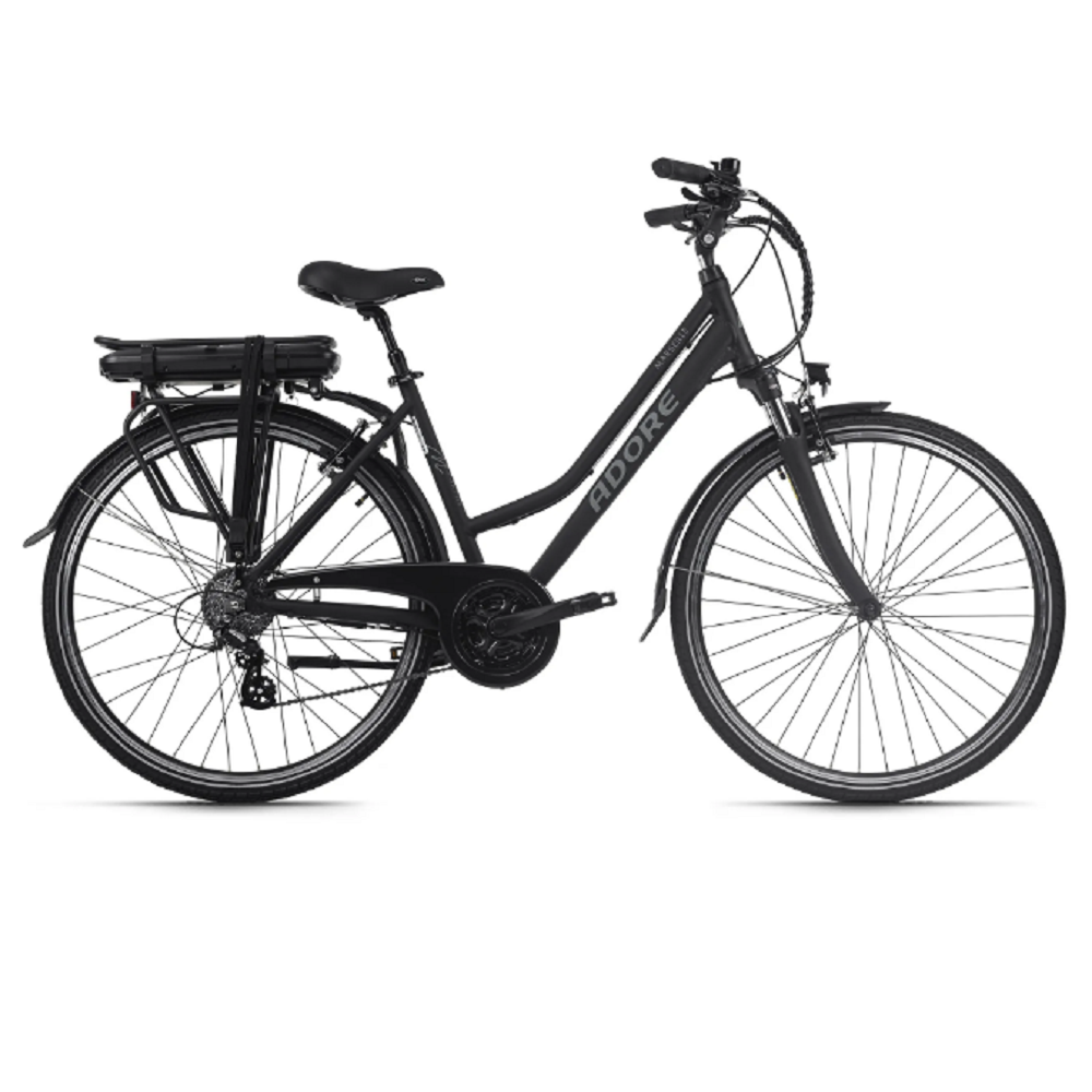 Pedelec E-Bike Damen Cityrad 28” Adore Marseille schwarz Adore 115E.