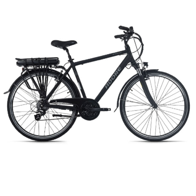 Pedelec E-Bike Herren Cityrad 28'' Adore Marseille schwarz Adore 114E.