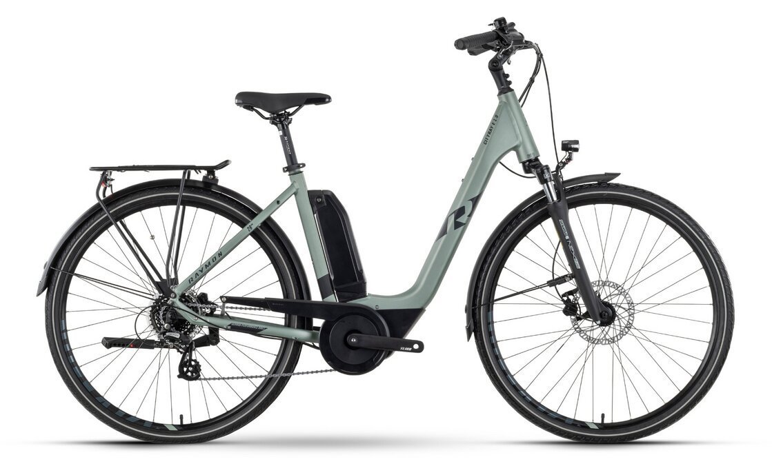 Raymon CityRay E 1.0 T350 – 400 Wh – 28 Zoll – Tiefeinsteiger – 2024