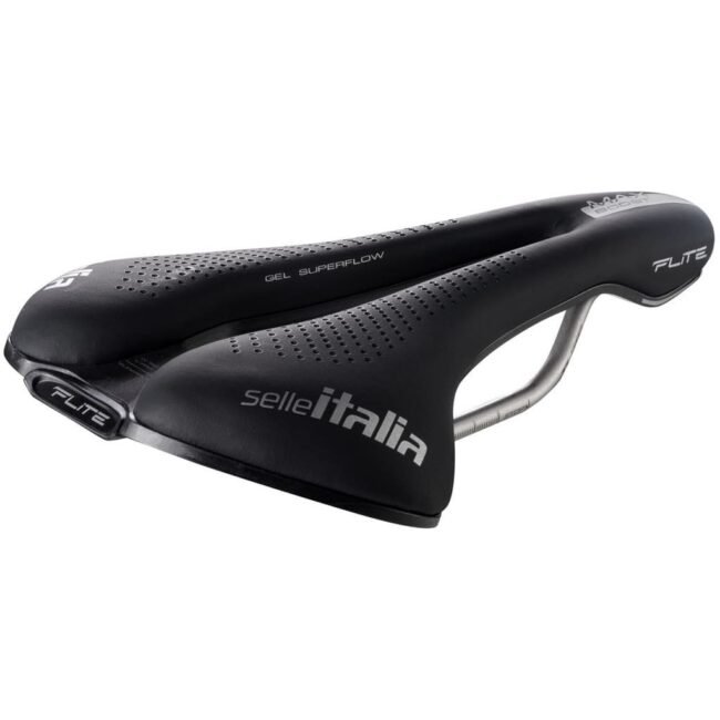 Selle Italia Max Flite Boost Gel Sattel - Superflow | TI 316 - L3 | schwarz – Bild 4