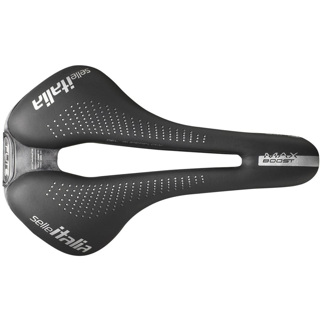 Selle Italia Max Flite Boost Gel Sattel – Superflow | TI 316 – L3 | schwarz