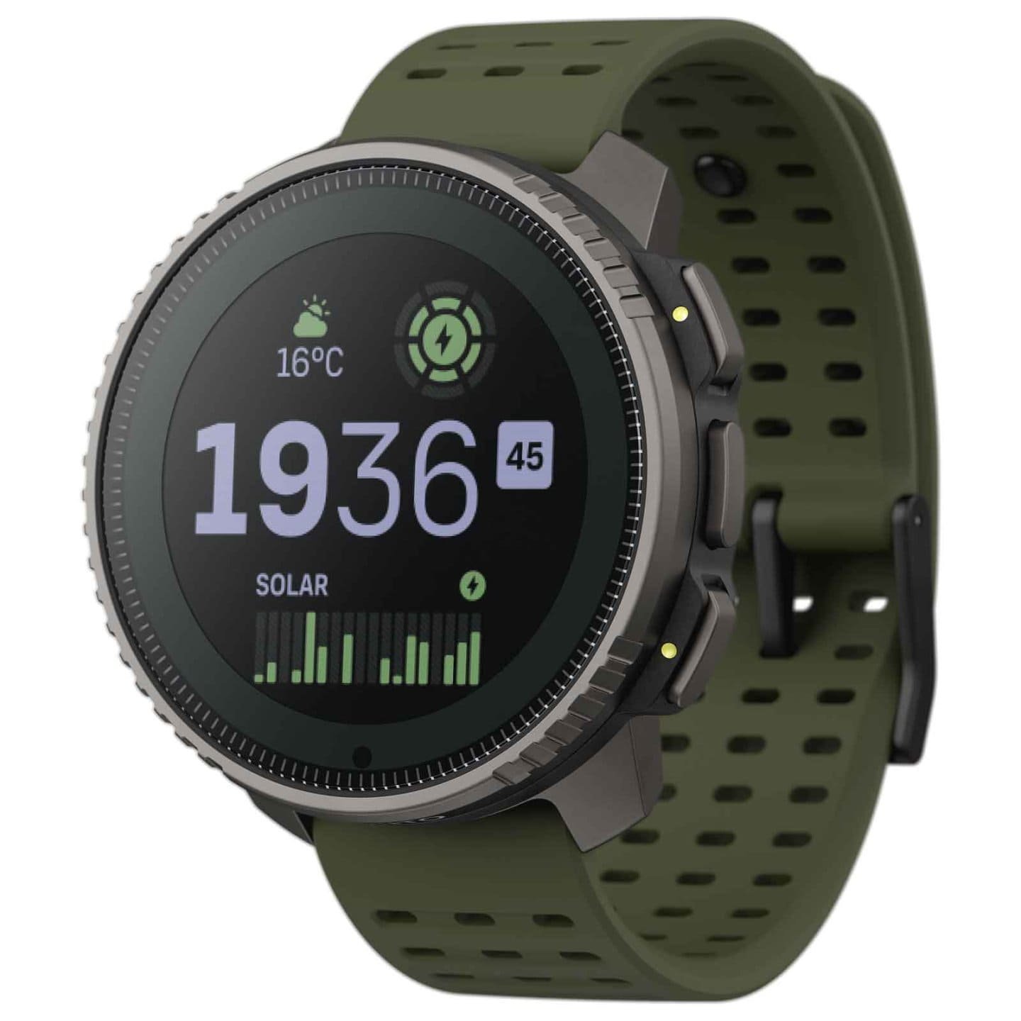 Suunto Vertical Titanium Solar GPS Multisport-Uhr – Forest