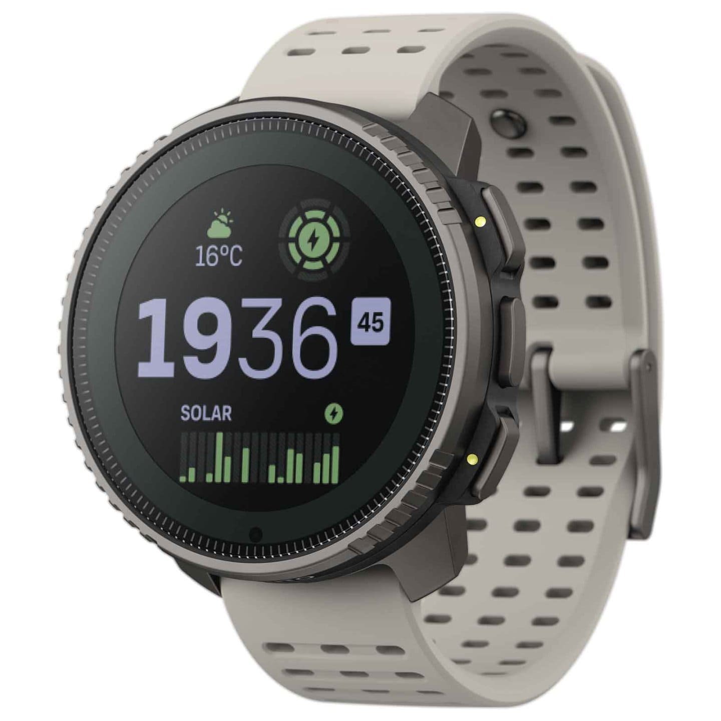 Suunto Vertical Titanium Solar GPS Multisport-Uhr – Sand