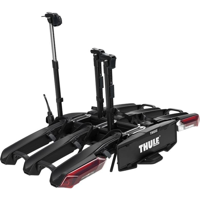 Thule Epos 3 Klappbarer Anhängerkupplungs-Fahrradträger für 3 Fahrräder – Schwarz