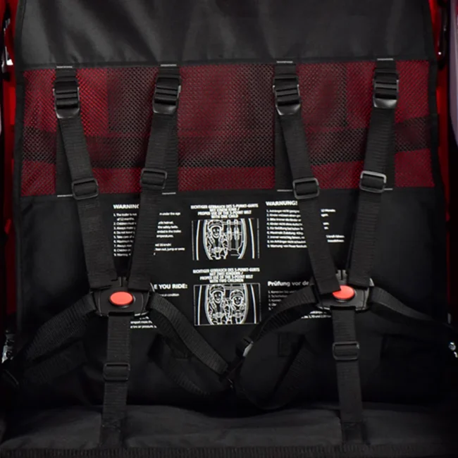 TIGGO VS 2 in 1 Kinderanhänger Jogger mit FederungFahrradanhänger Buggy für 1-2 Kinder 360° Drehbar (Blau) – Bild 5