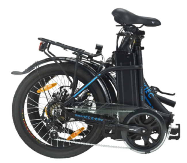 SmartEC Camp-20D Falt Pedelec/E-Bike 20 Zoll matt Schwarz. – Bild 4